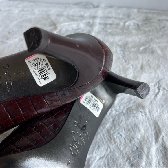 New Brighton Crocodile Style Hi Heels Lady’s Shoes size 8 - Picture 13 of 16